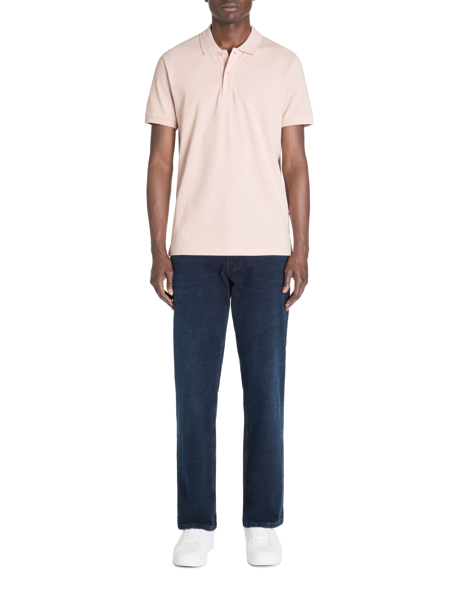 Teone Old Rose Short Sleeves Polo Celio