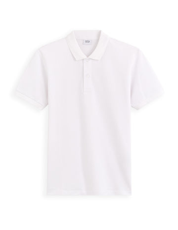 Teone Optical White Short Sleeves Polo