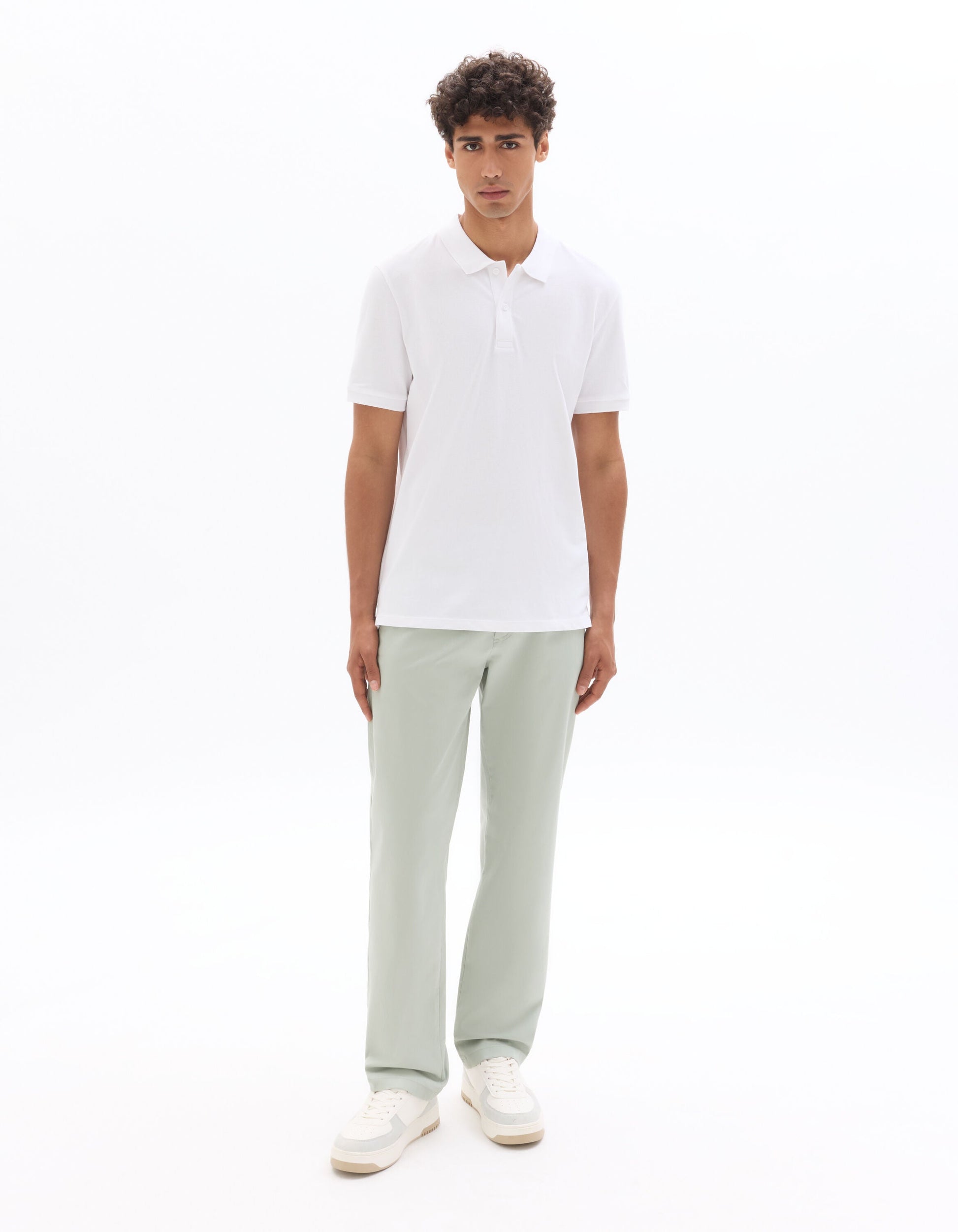 Regular pique polo shirt 100% cotton Celio
