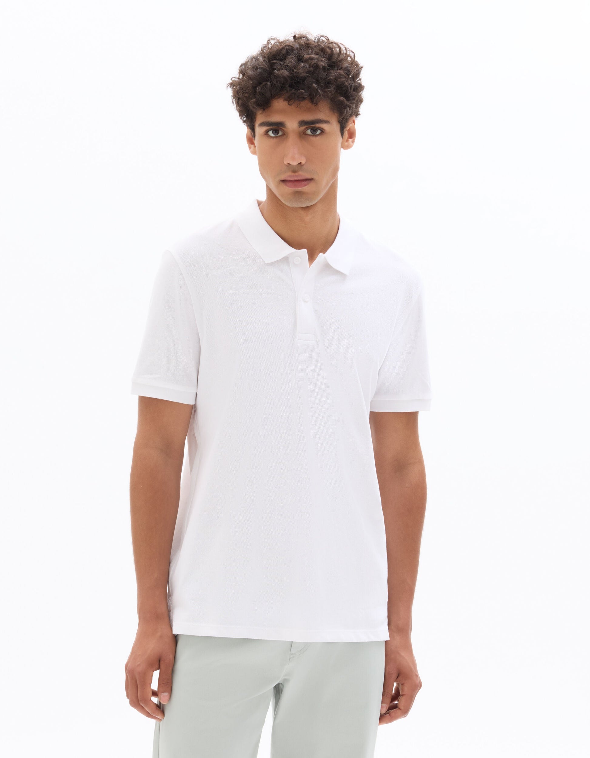 Regular pique polo shirt 100% cotton Celio