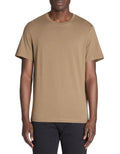 Tebase Light Taupe Short Sleeves Tshirt Celio
