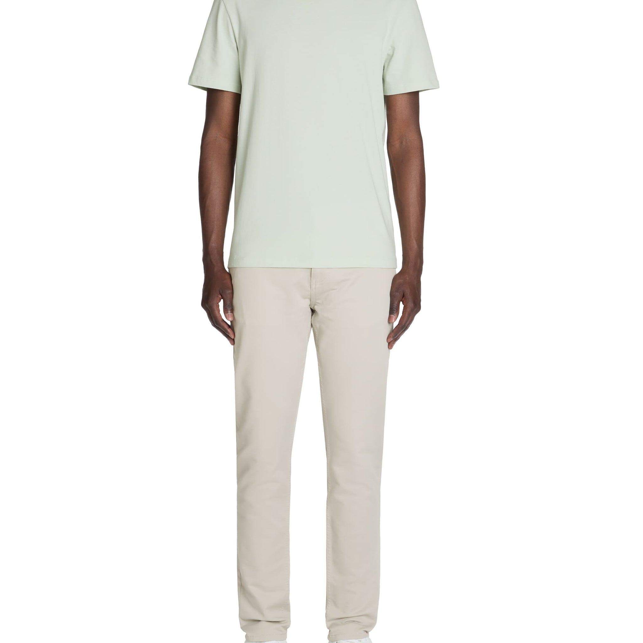 Tebase Light Green Short Sleeves Tshirt Celio