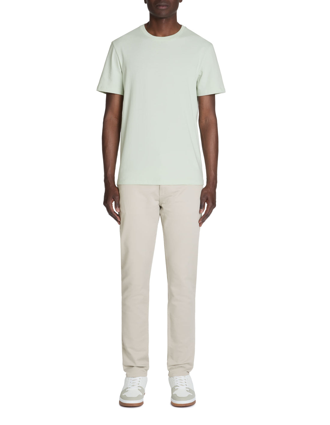 Tebase Light Green Short Sleeves Tshirt Celio