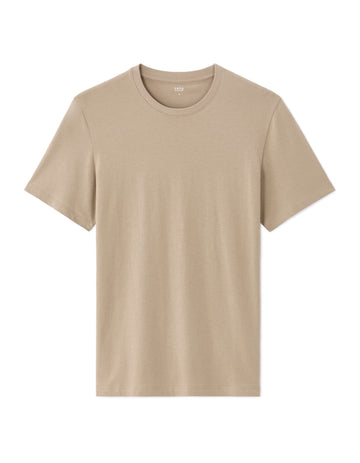 Tebase Beige Humus Short Sleeves Tshirt