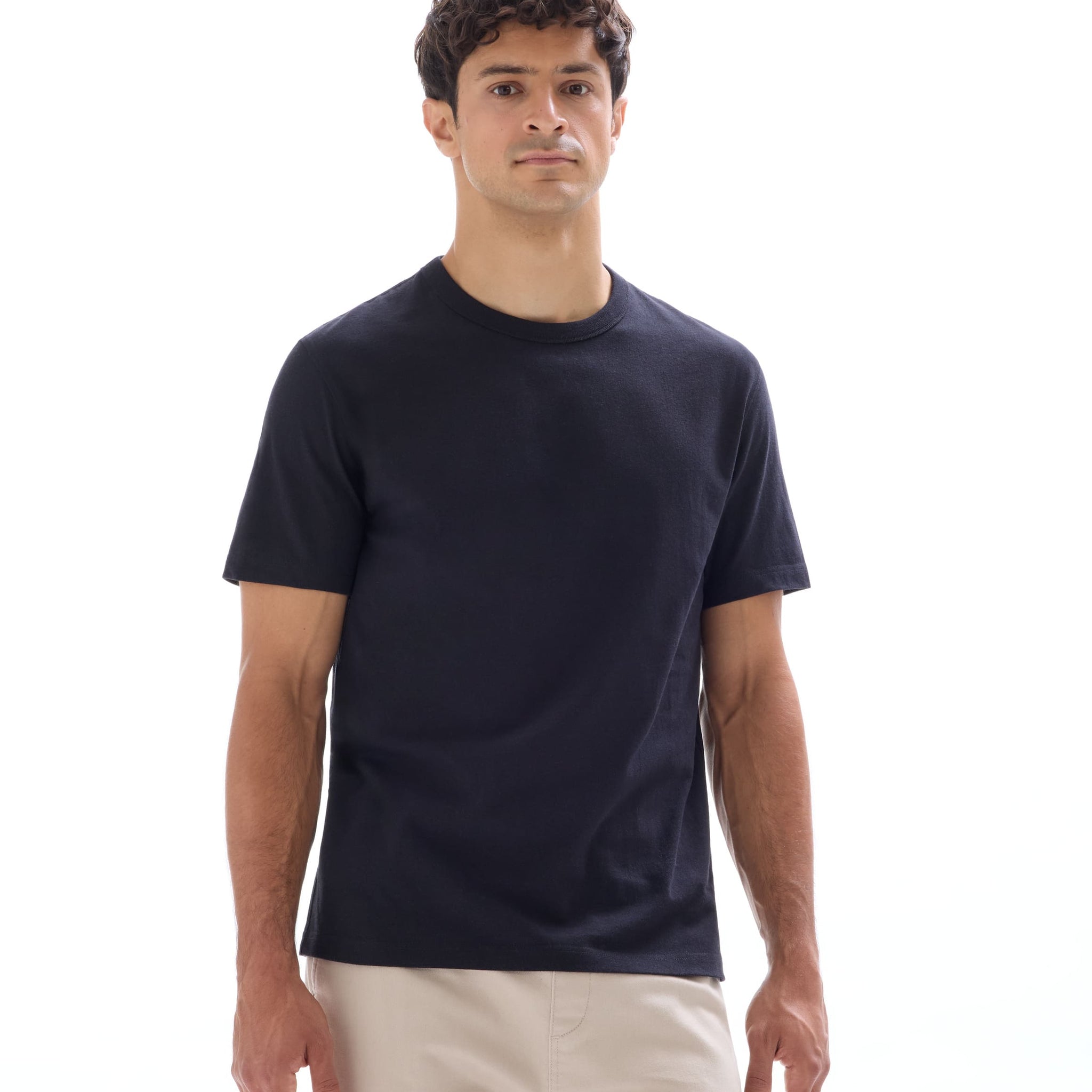 Tebox Black Short Sleeves Tshirt Celio