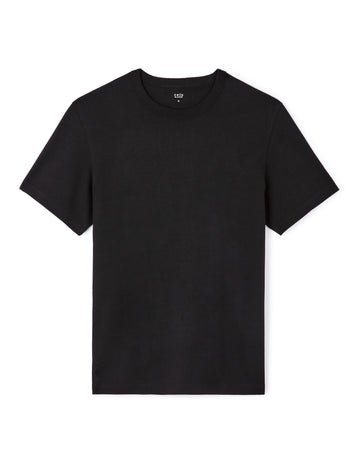 Tebox Black Short Sleeves Tshirt