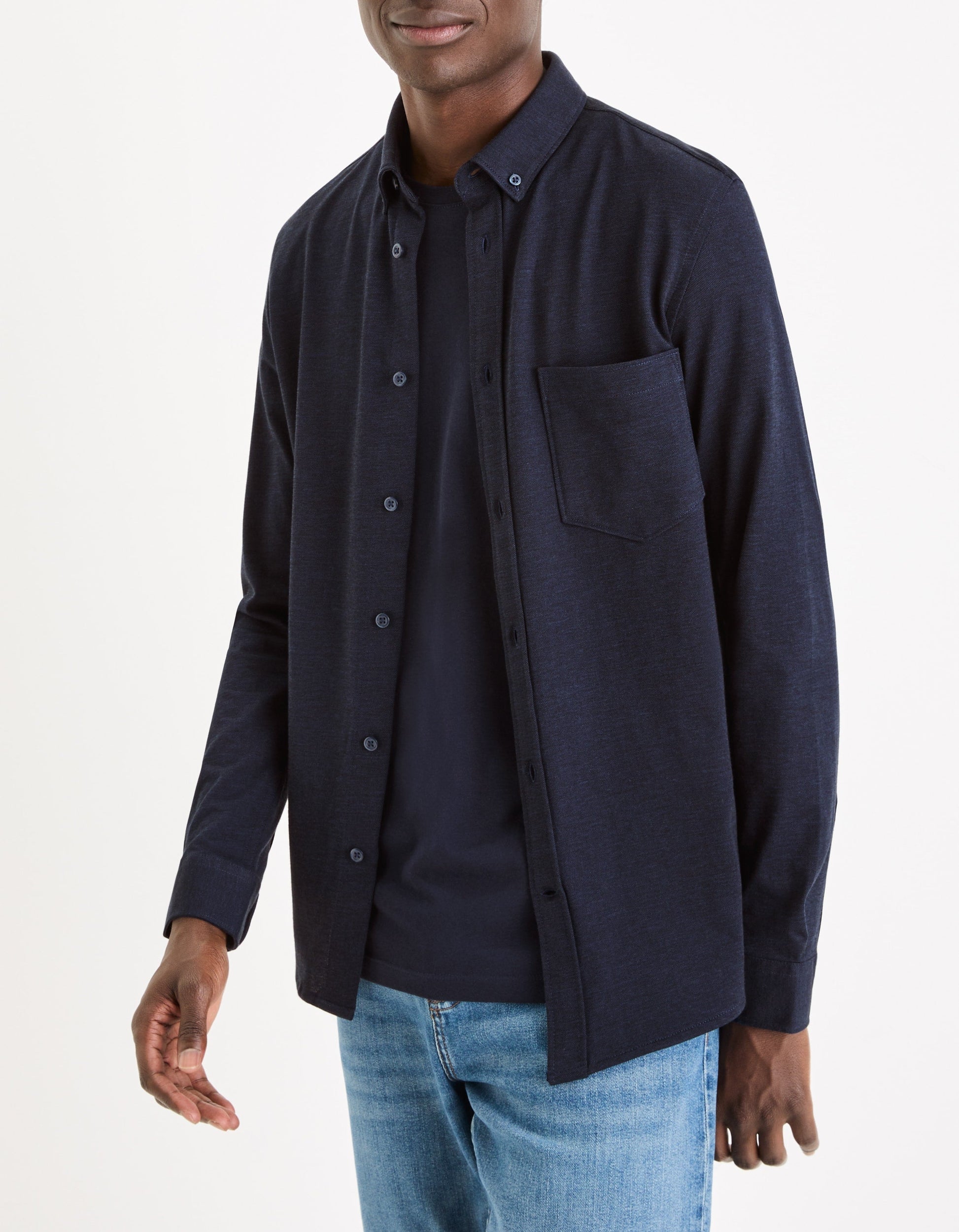 BAPIK NAVY LS SHIRT Celio