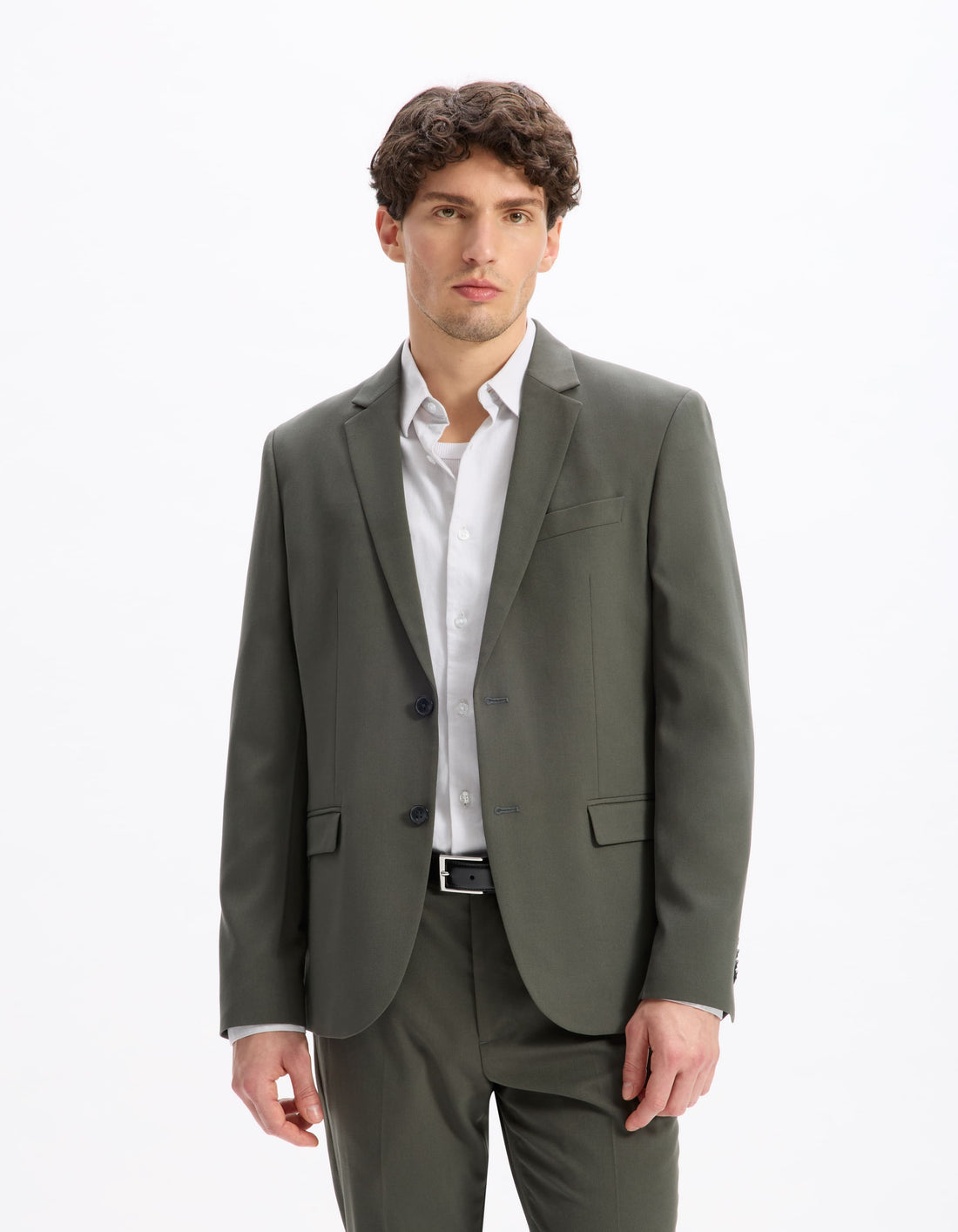 Buamaury Light Khaki 01 Suit Jacket Celio