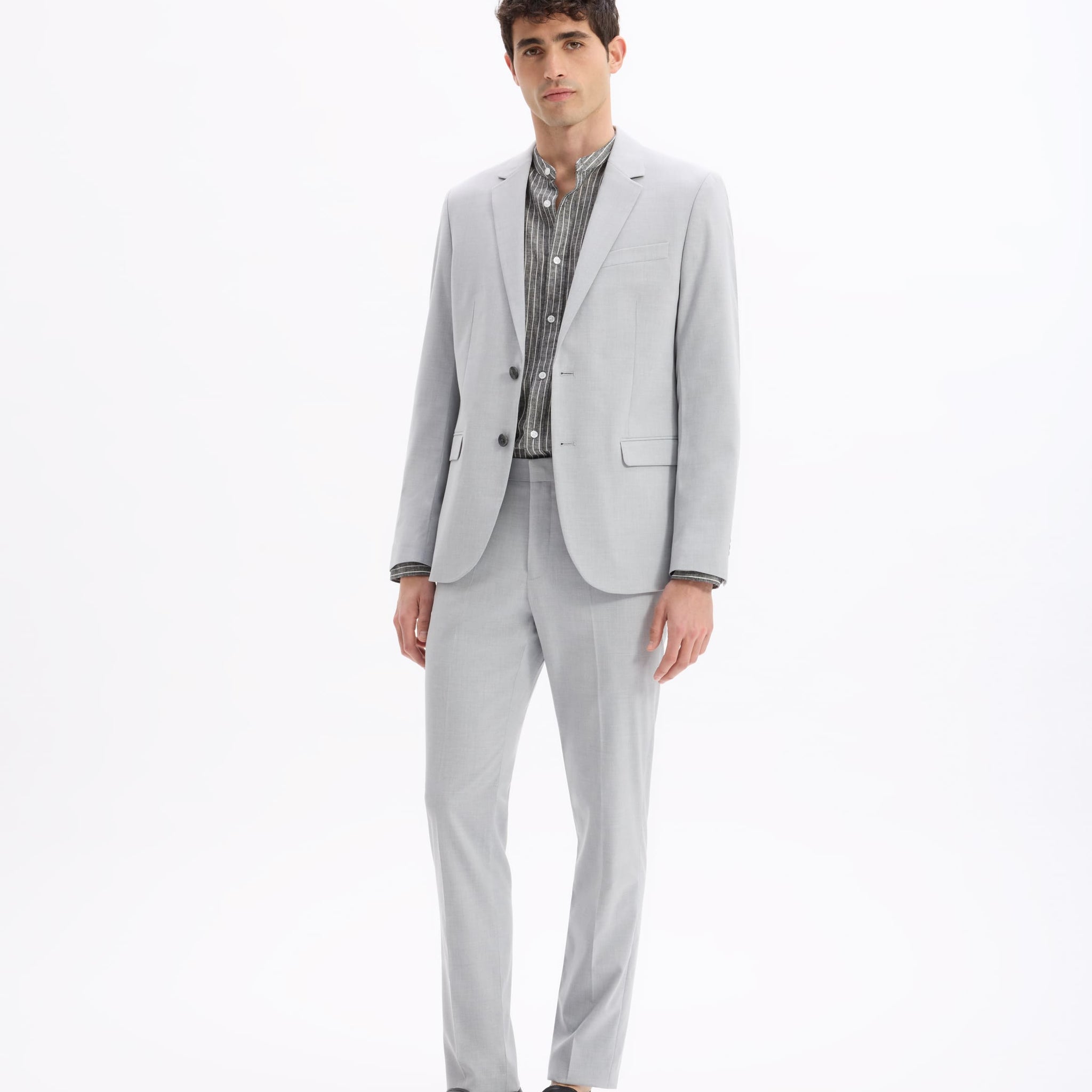 Buamaury Light Grey 01 Suit Jacket Celio