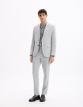 Buamaury Light Grey 01 Suit Jacket Celio