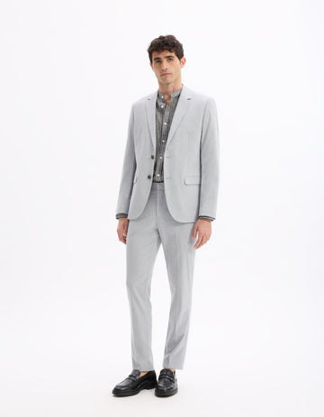 Buamaury Light Grey 01 Suit Jacket Celio