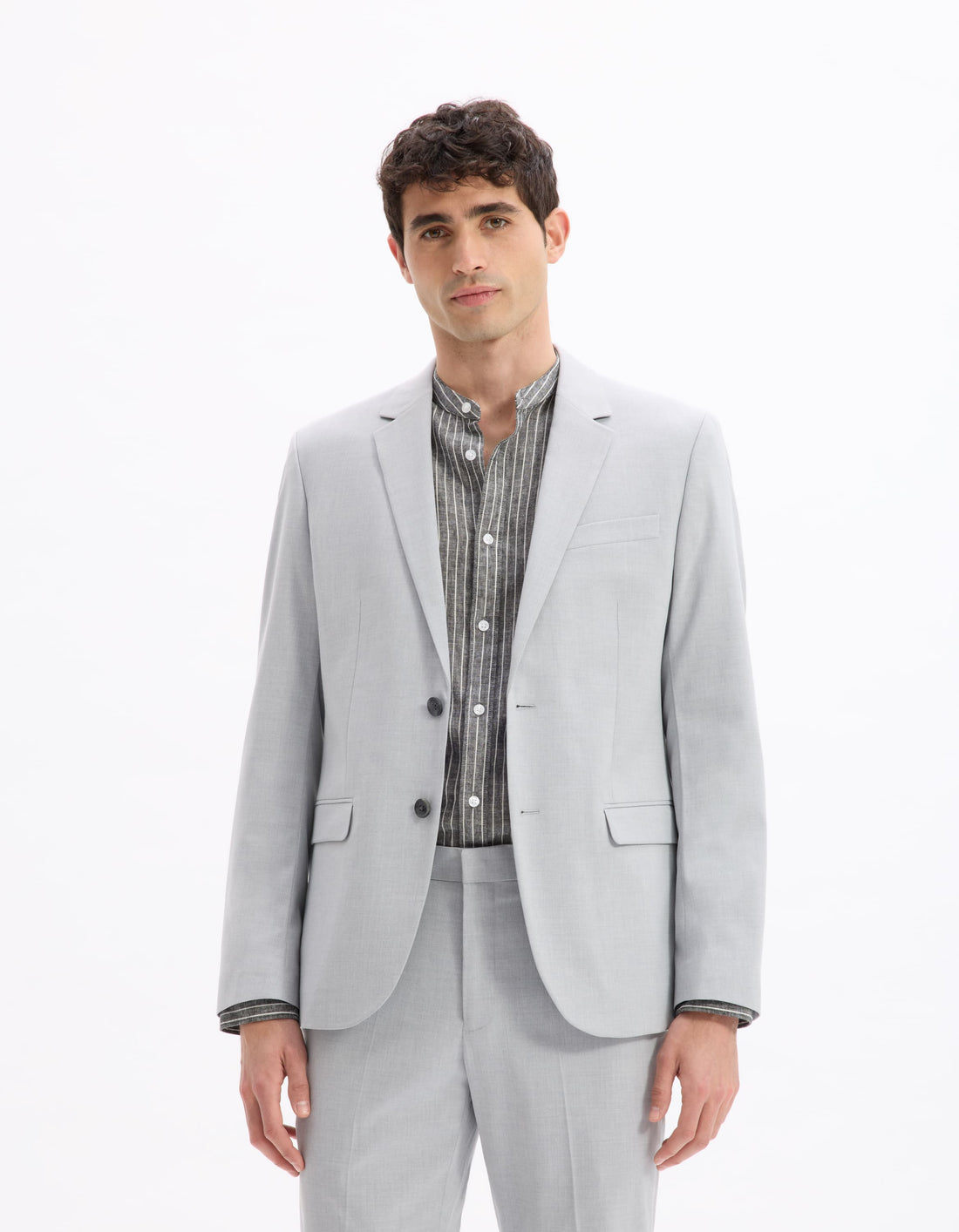 Buamaury Light Grey 01 Suit Jacket Celio