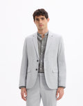 Buamaury Light Grey 01 Suit Jacket Celio