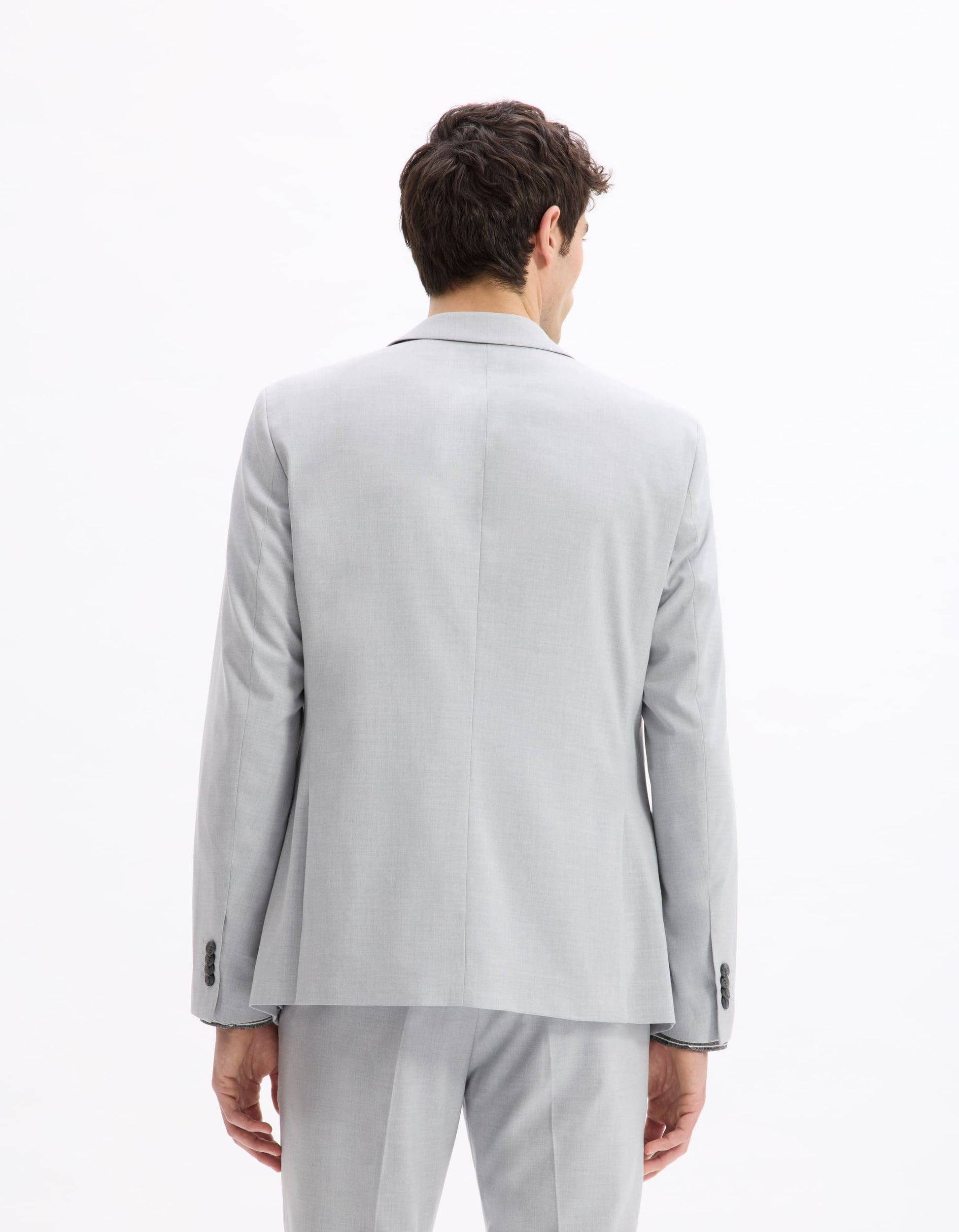 Buamaury Light Grey 01 Suit Jacket Celio