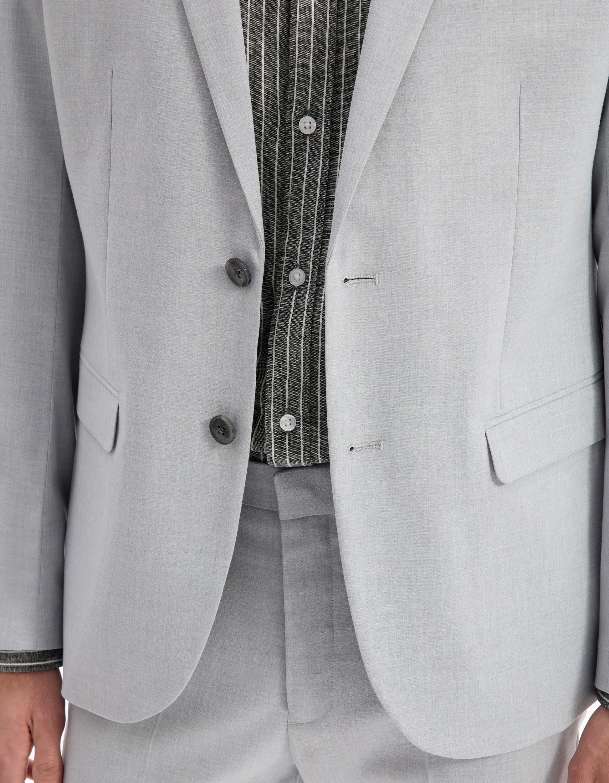 Buamaury Light Grey 01 Suit Jacket Celio