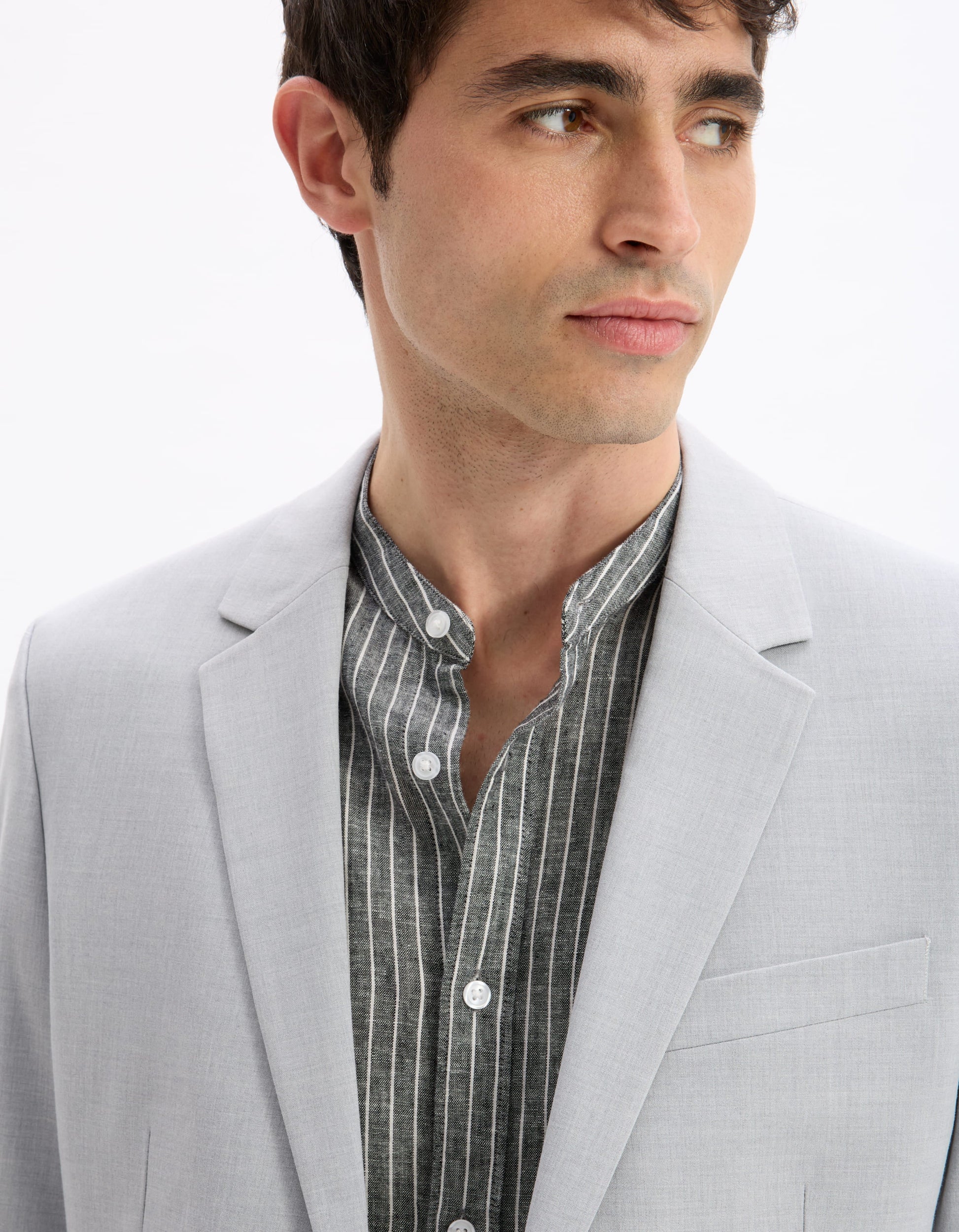 Buamaury Light Grey 01 Suit Jacket Celio