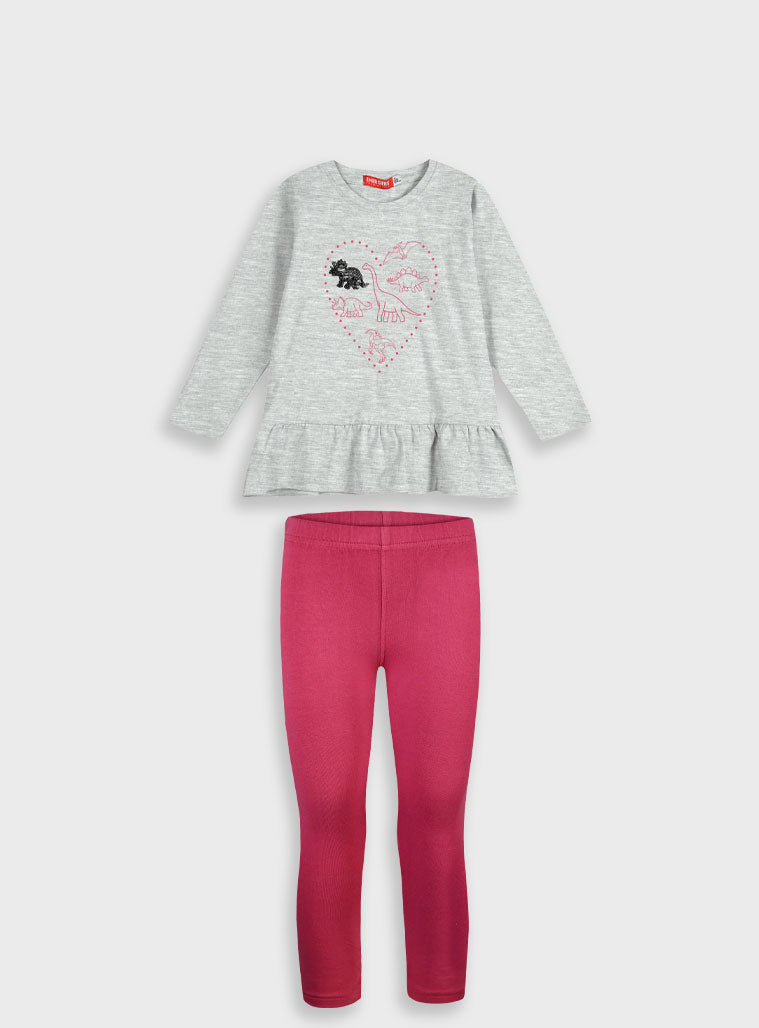 Children's Pink Girl'S Set Energiers