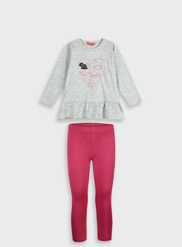 Children's Pink Girl'S Set Energiers