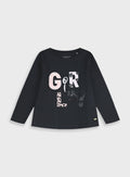 Children's Black Blouse For Girls Energiers