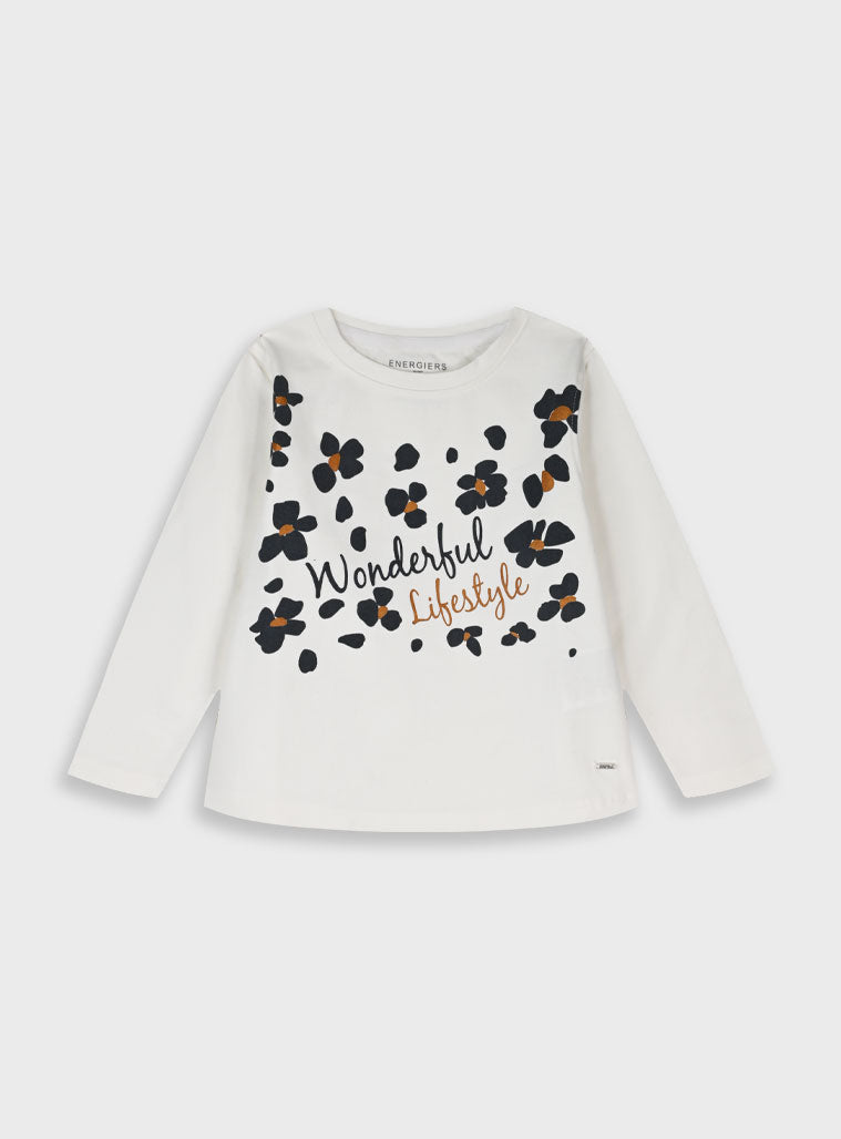 Children's Off White Blouse For Girls Energiers