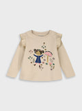 Children's Offwhite Blouse For Girl Energiers