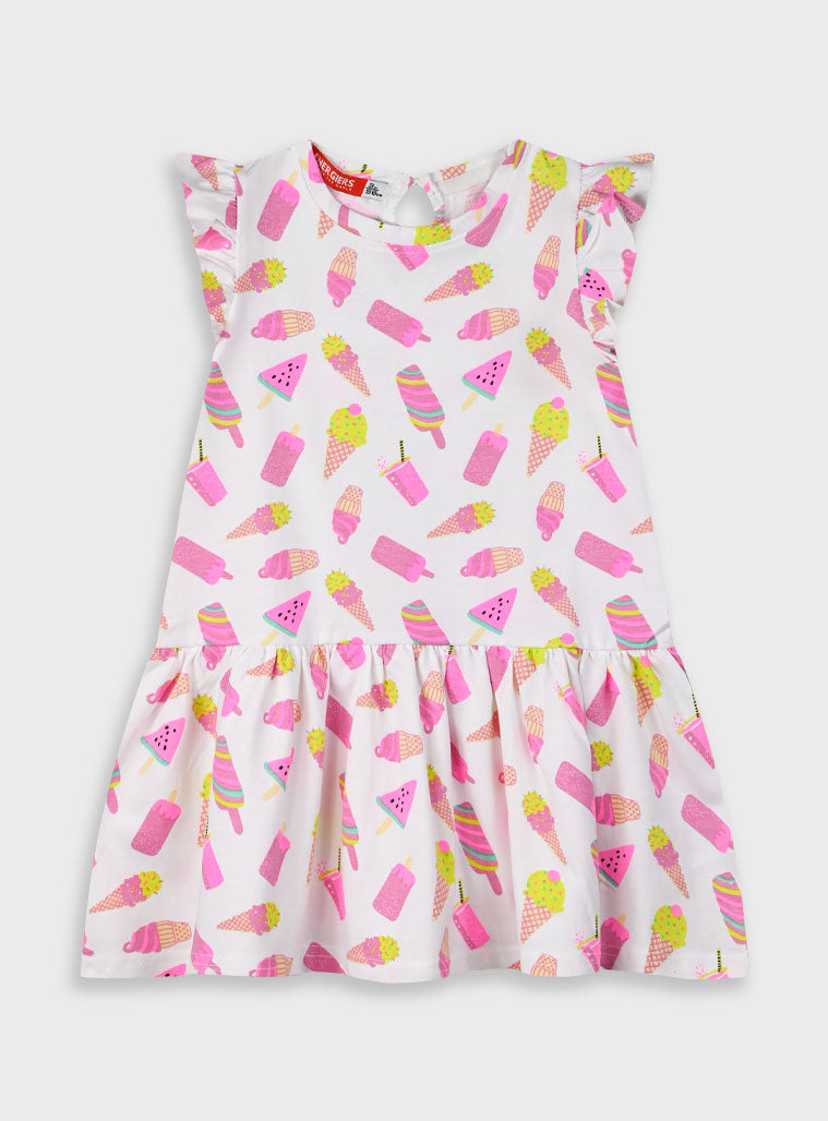 All Over Print DRESS BEBE