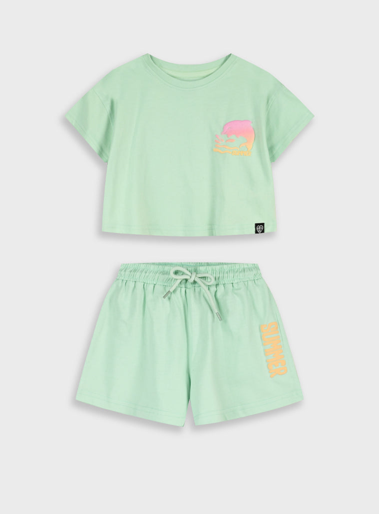 Set(Blouse,Shorts) for Girls Energiers