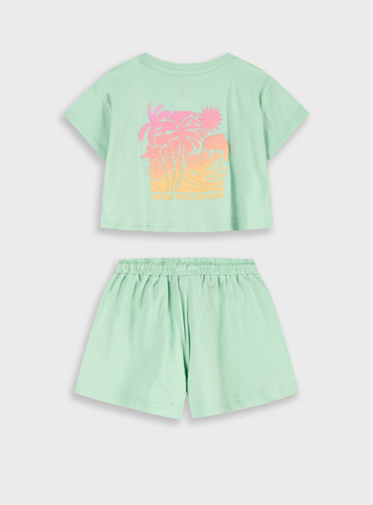 Set(Blouse,Shorts) for Girls Energiers
