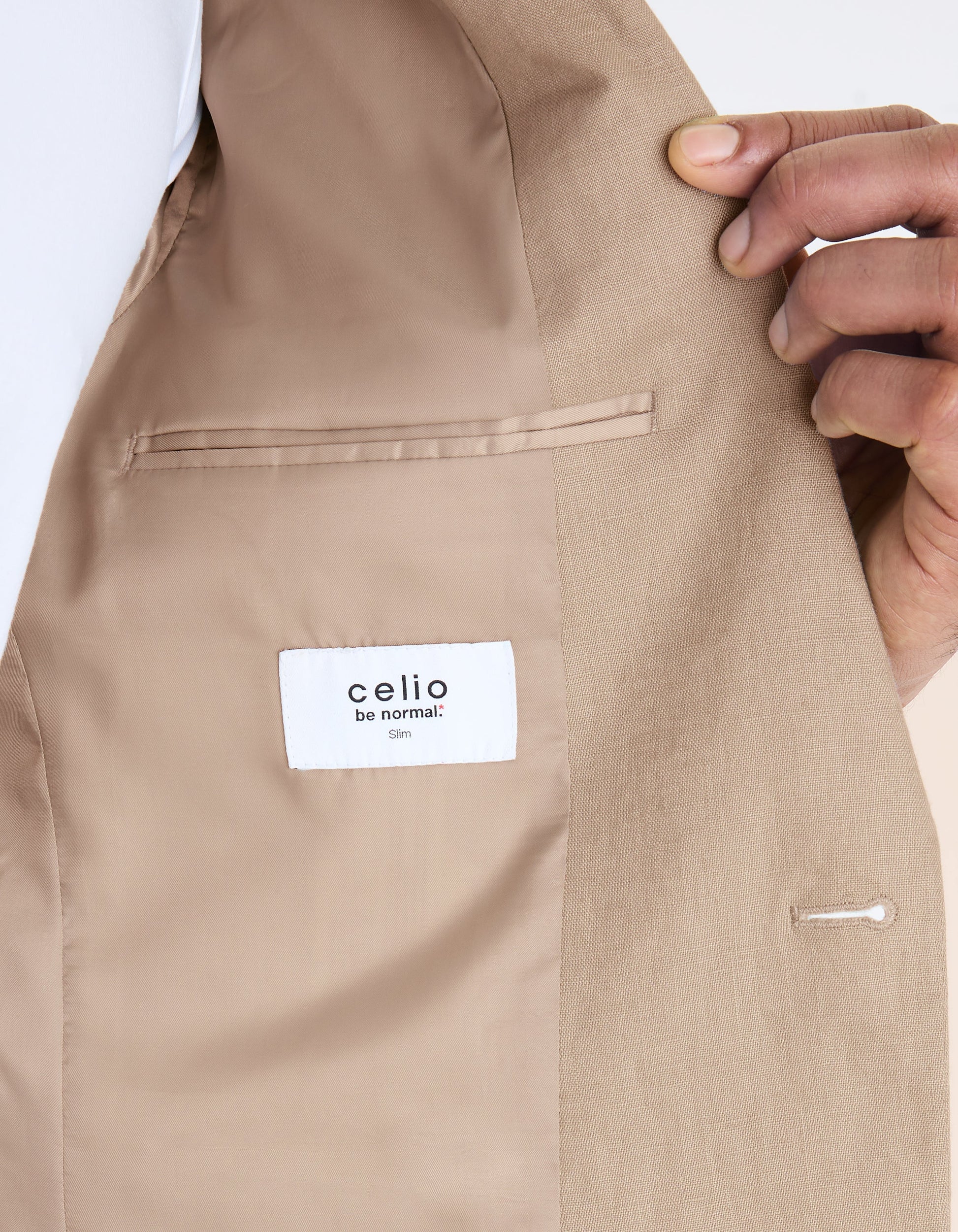 Buhot2 Taupe Suit Jacket Celio
