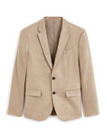 Veste de costume slim lin