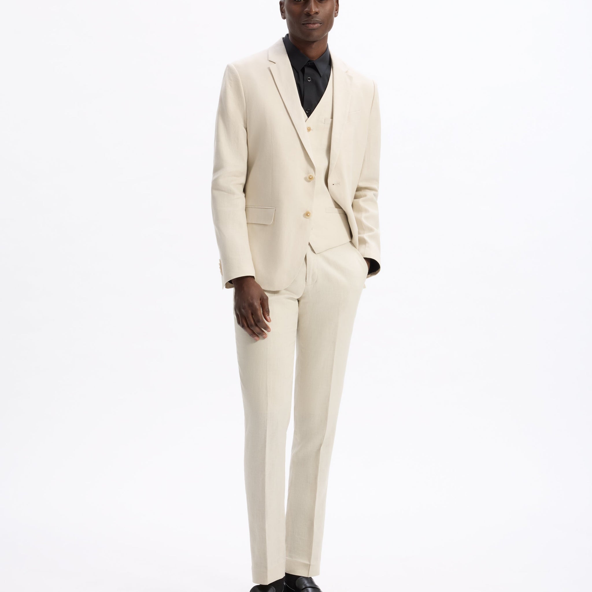 BOHOT2 NATUREL SUIT PANTS Celio