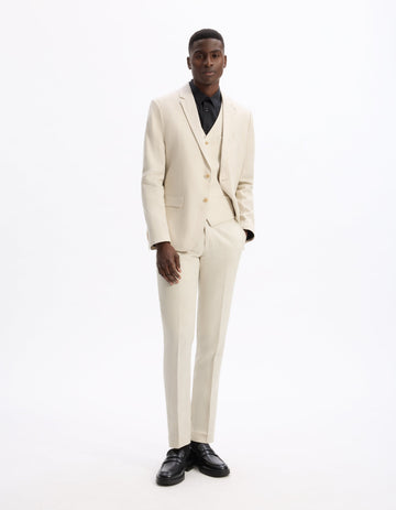 BOHOT2 NATUREL SUIT PANTS Celio