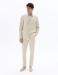 Slim fit suit trousers 100% linen Celio