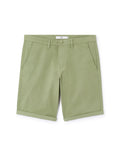 Stretch Cotton Chino Bermuda Shorts Celio
