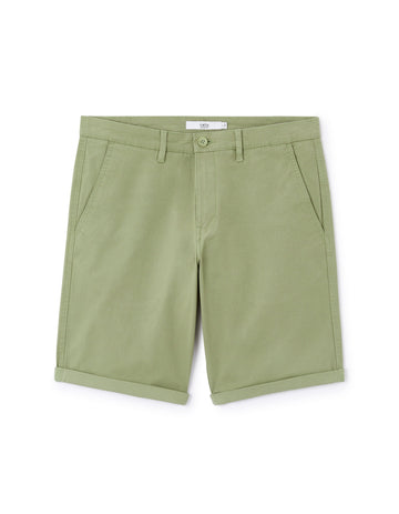 Stretch Cotton Chino Bermuda Shorts Celio