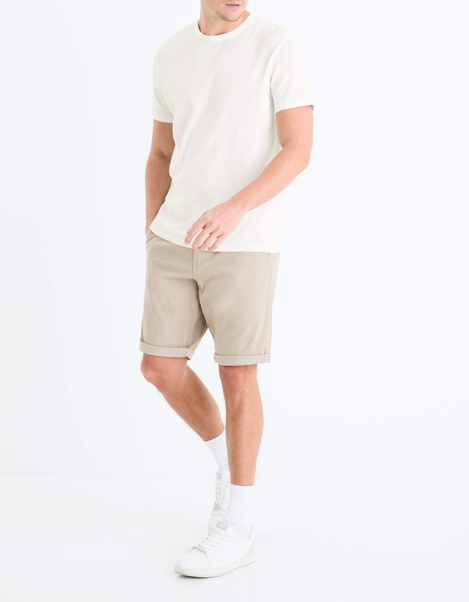 Bochinobm Beige Moyen Bermuda Celio