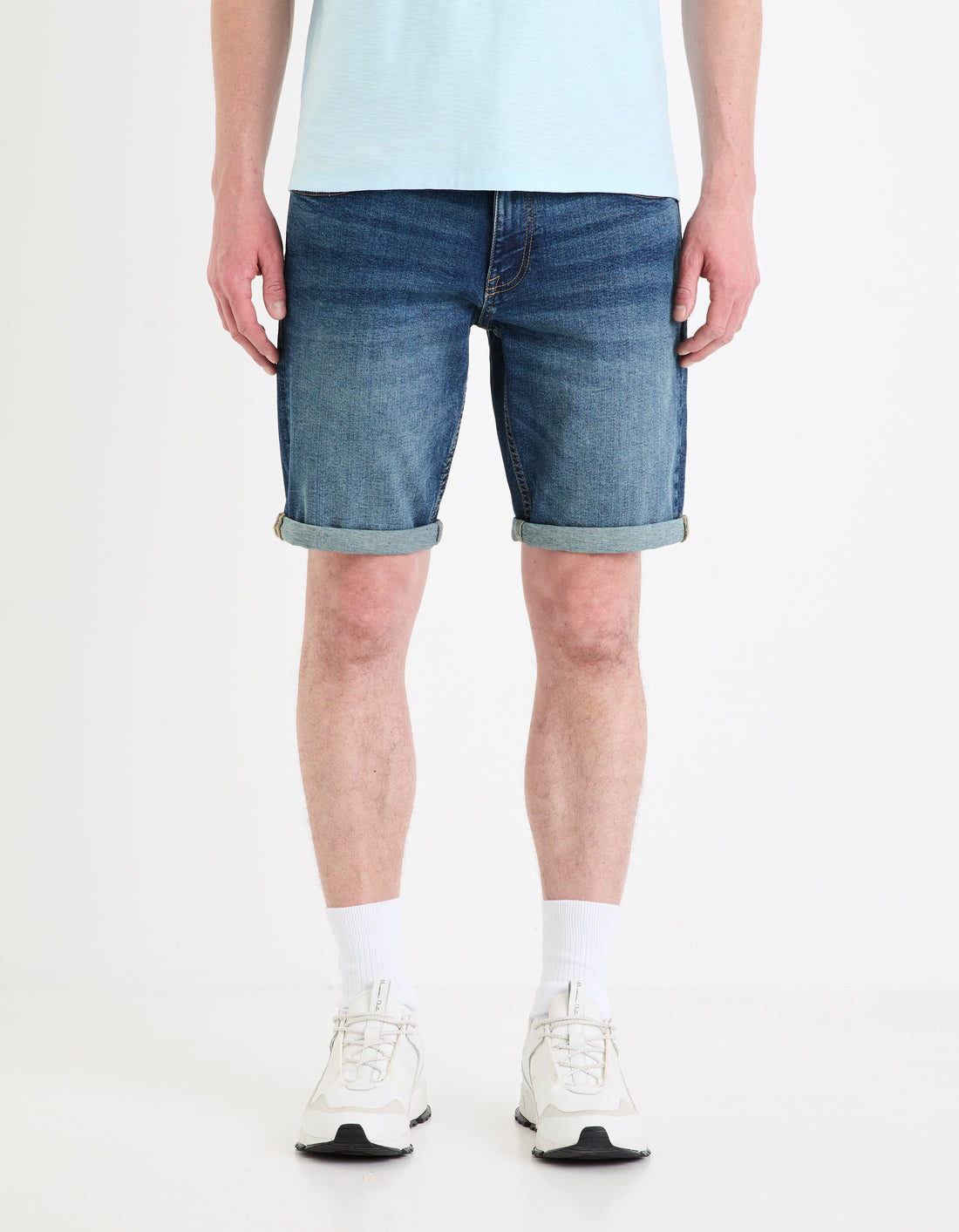 Bofirstbm Double Stone Denim Bermuda