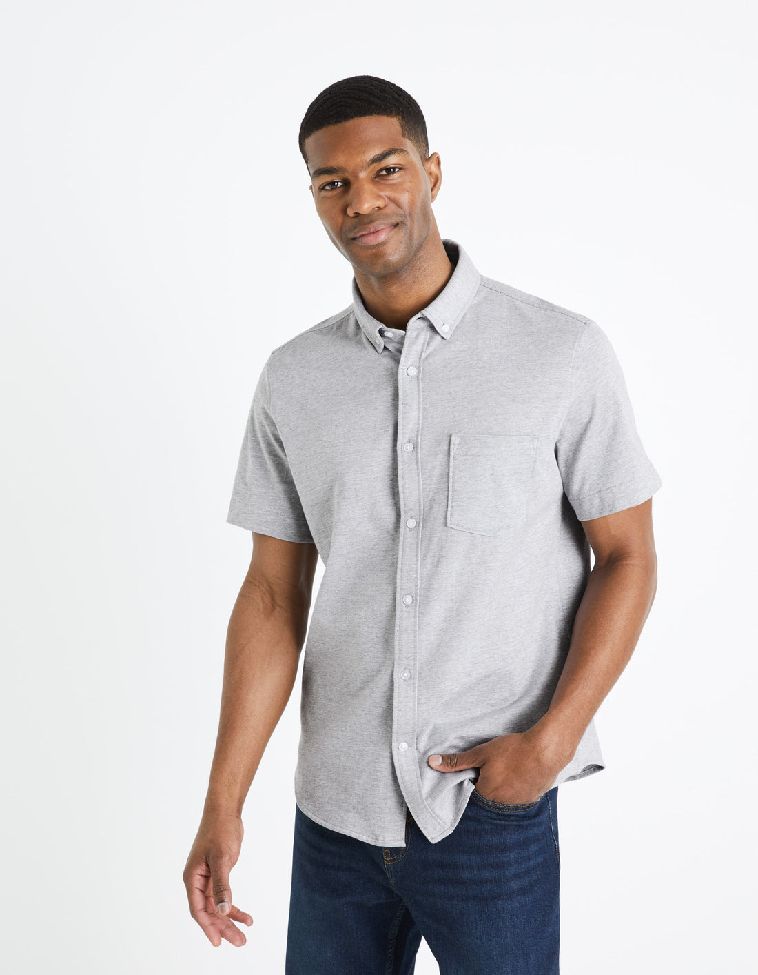 BARIK GREY SS SHIRT Celio
