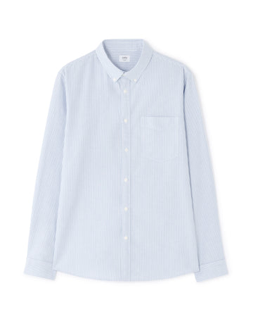 Caoxfordy Blue Long Sleeves Shirt