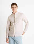 Caoxfordy Ecru Long Sleeves Shirt Celio