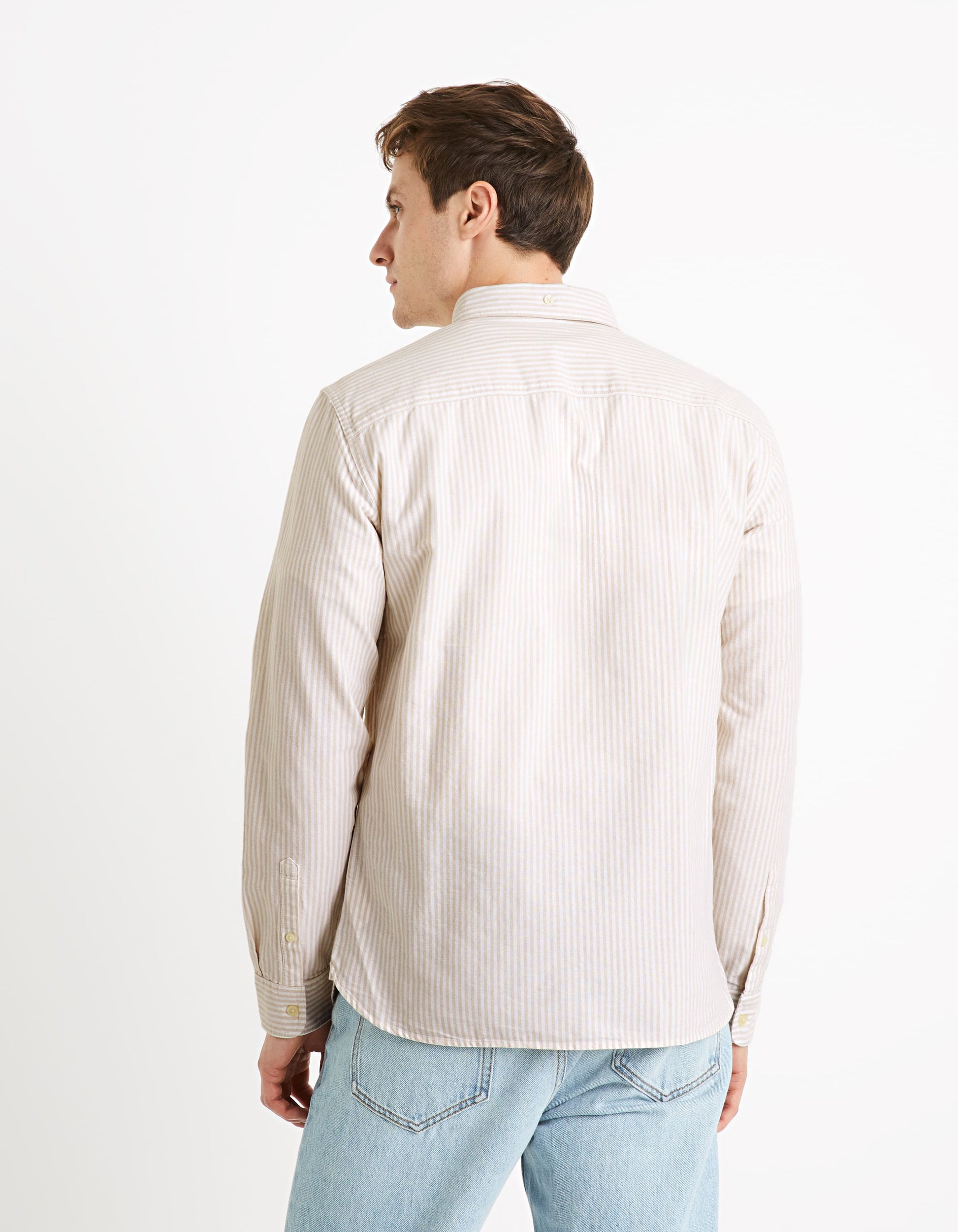 Caoxfordy Ecru Long Sleeves Shirt Celio
