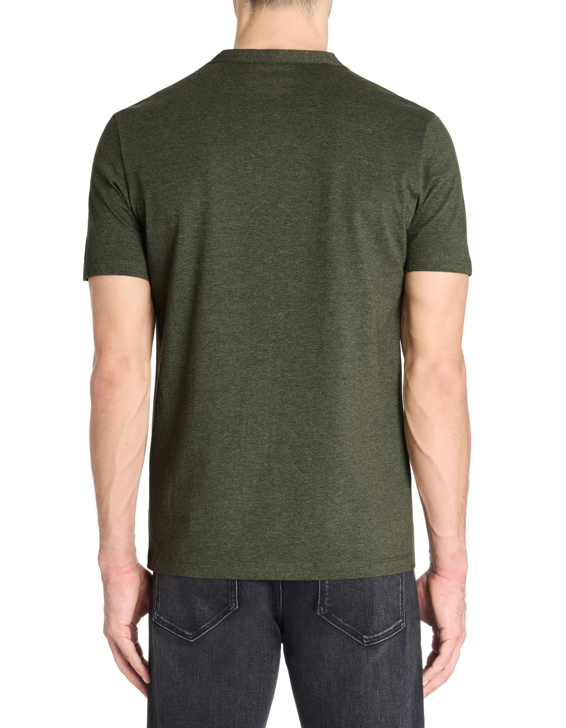 Cegeti Dark Khaki Short Sleeves Tshirt Celio