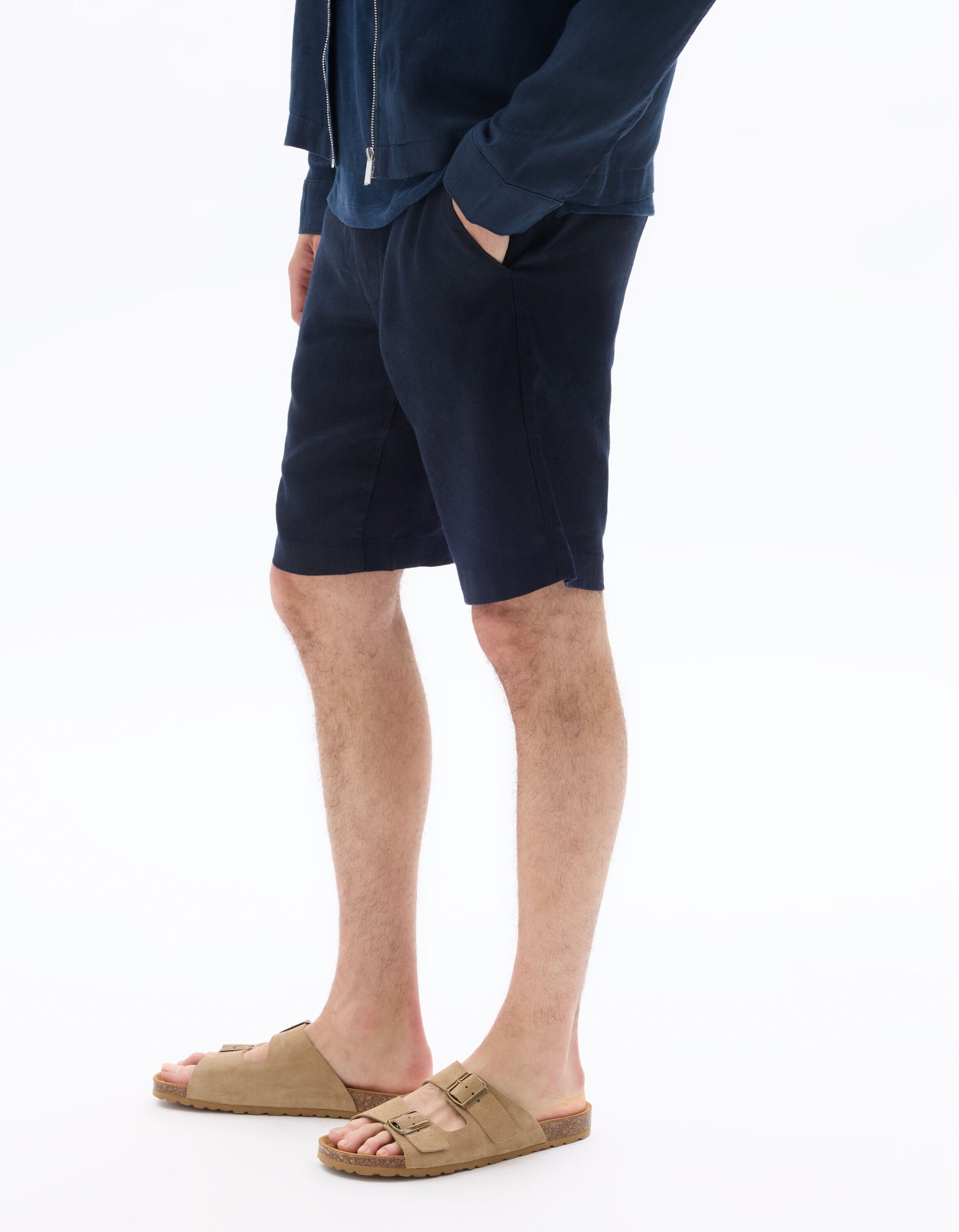 100% linen Bermuda shorts Celio