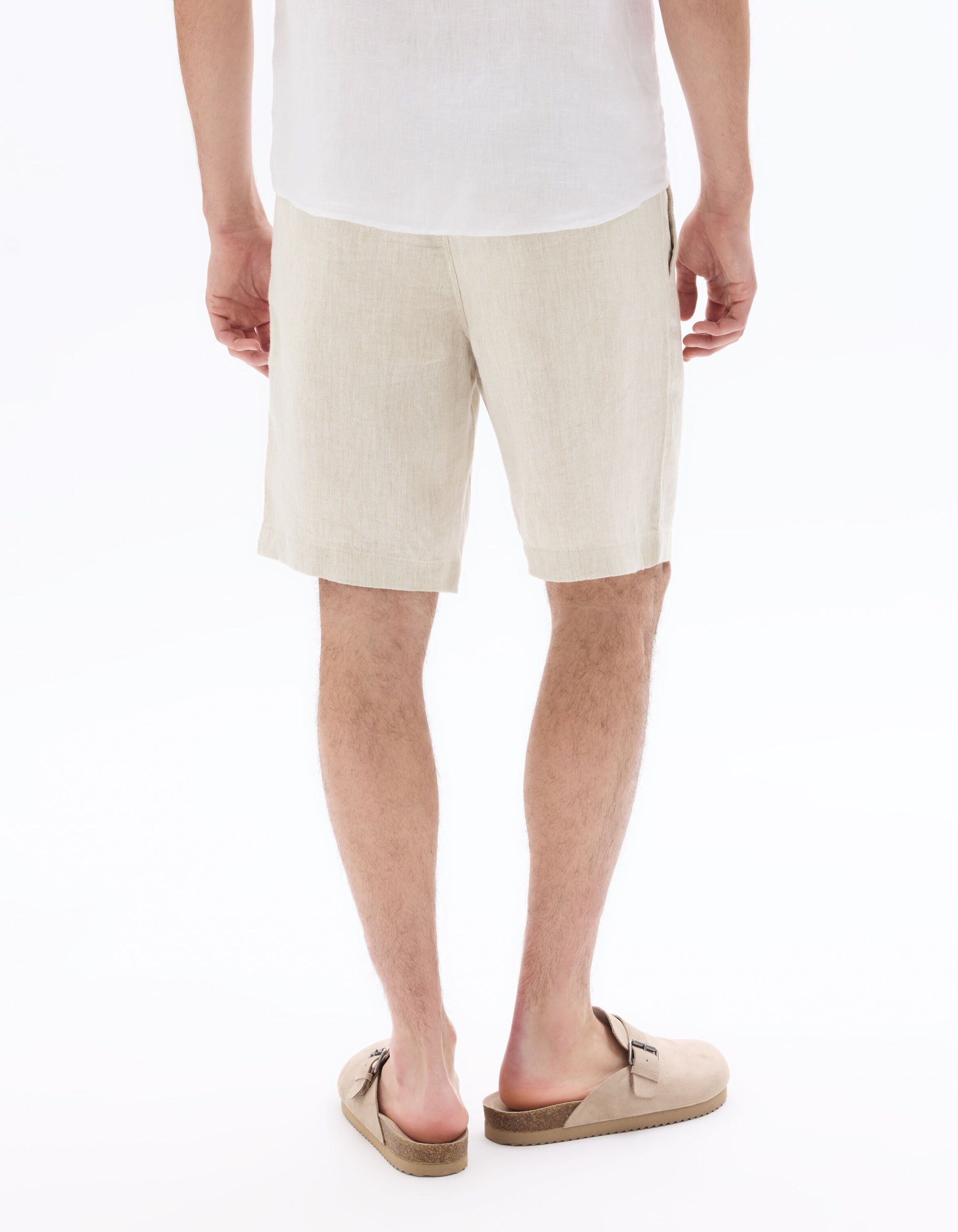 100% linen Bermuda shorts Celio