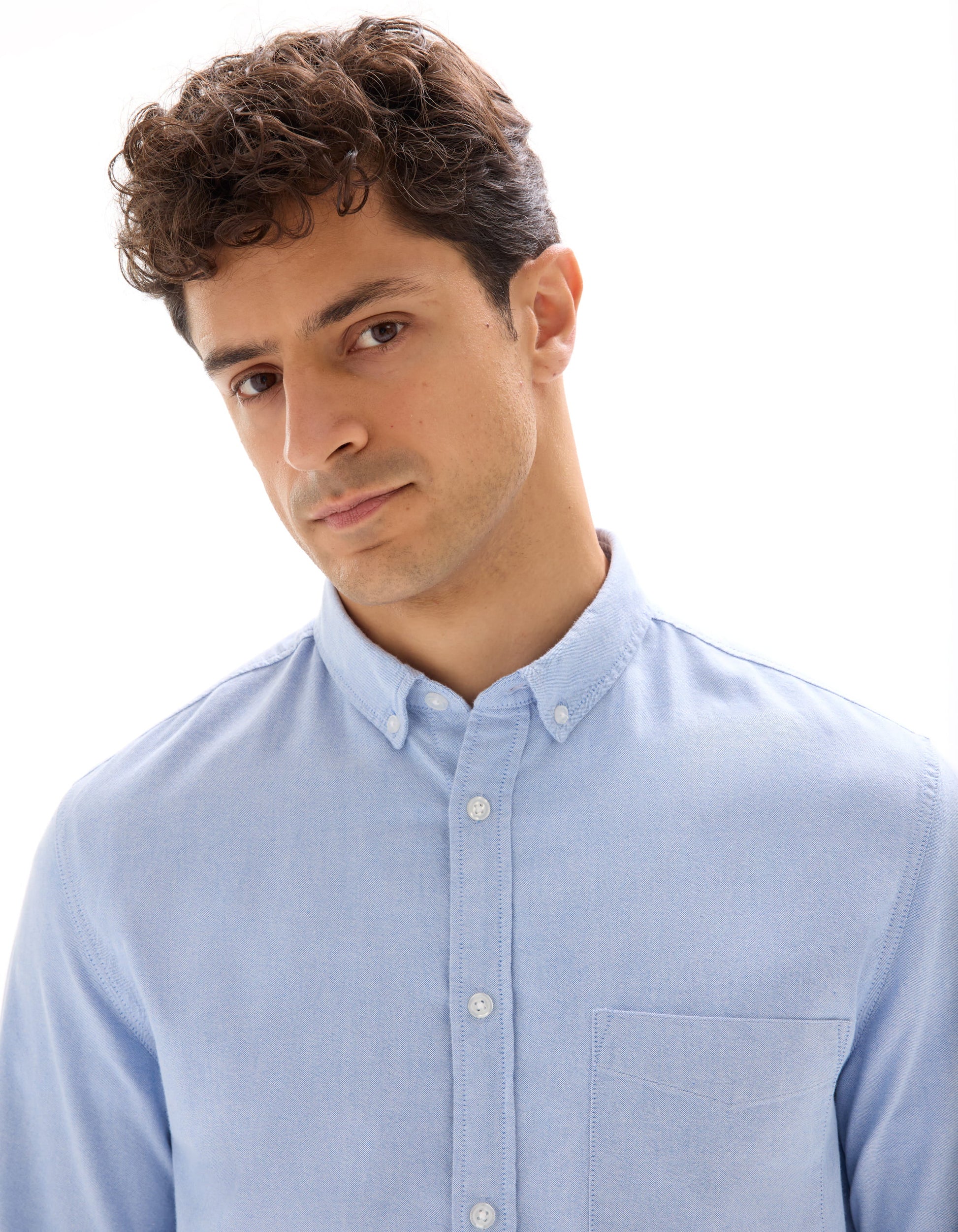 Daxford Light Blue Long Sleeves Shirt Celio