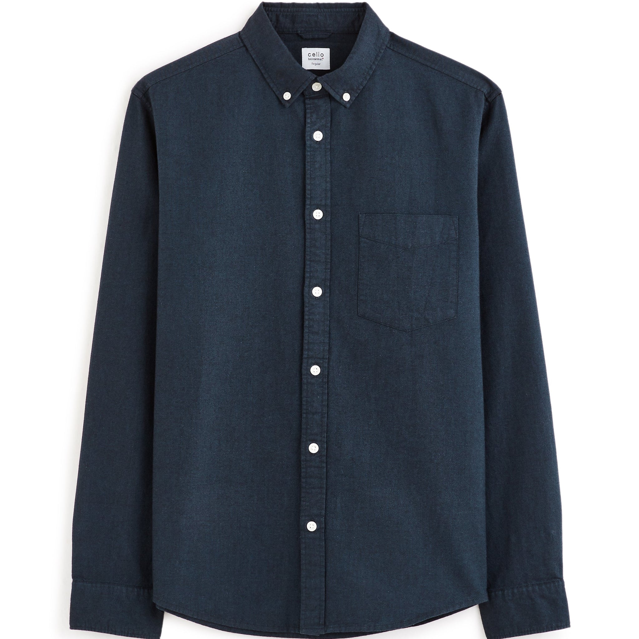 Daxford Dark Navy Long Sleeves Shirt Celio