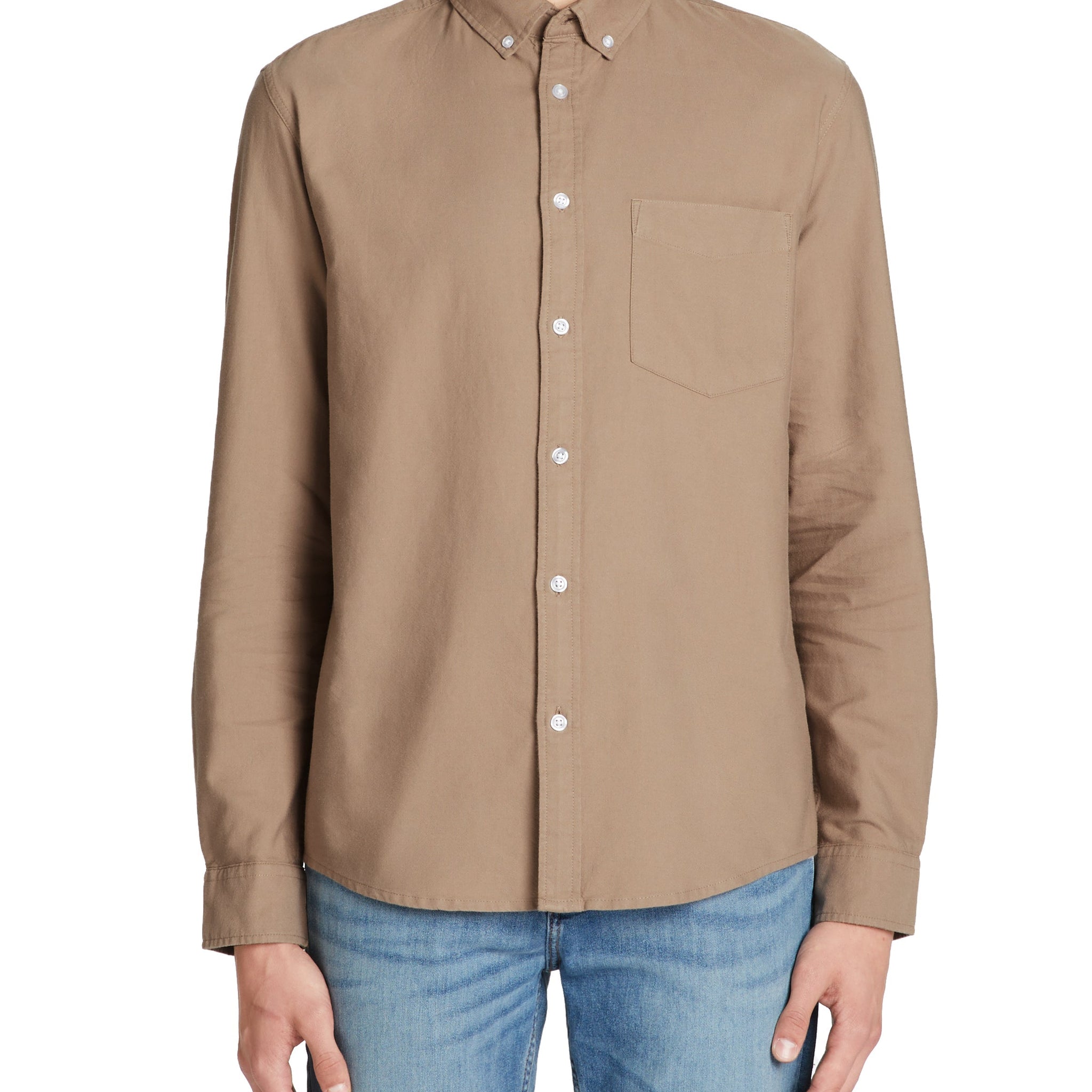 Daxford Taupe Long Sleeves Shirt