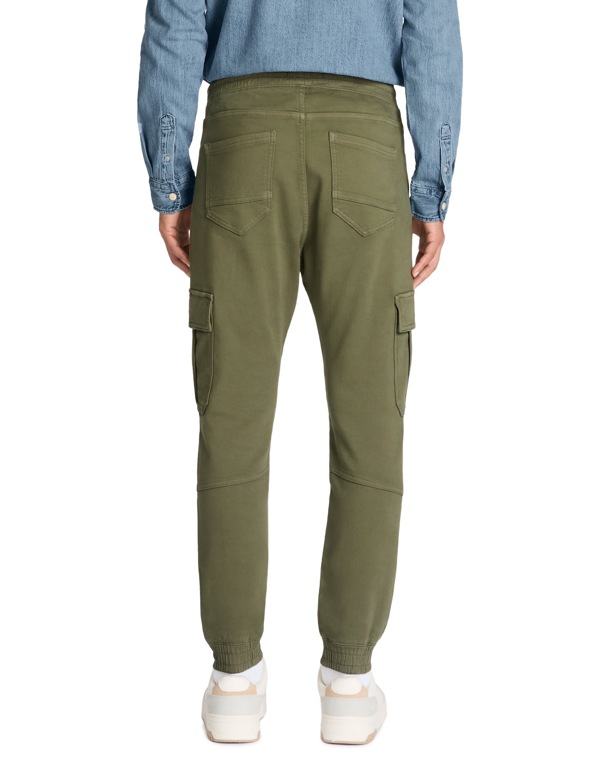 cargo avec taille et bas élastiqués