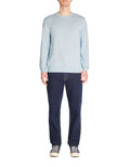 Decoton Sky Blue Mel Crew Neck Jumper Celio