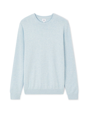 Decoton Sky Blue Mel Crew Neck Jumper